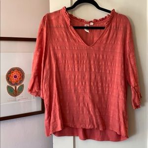 Dolan Ruffle Sleeve Blouse XL